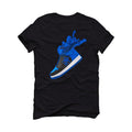 Air Jordan 1 Royal Reimagined Black T-Shirt (SPLASH)