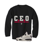 Air Jordan 4 Flight Club Matching T-Shirt, Sweatshirts & Hoodies Black T-Shirt (Ceo)| illcurrency