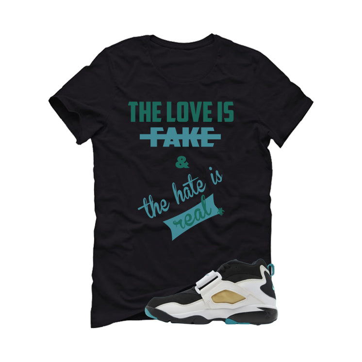 Nike Air Diamond Turf Emerald Black T-Shirt (Love Is Fake)| illcurrency