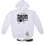Air Jordan 5 White Black White T-Shirt (Vibes)| illcurrency