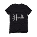 Air Jordan 4 Black Cat Matching T-Shirt, Sweatshirts & Hoodies Black T-Shirt (Stay Humble)| illcurrency