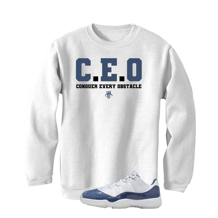Air Jordan 11 Low Diffused Blue White T-Shirt (CEO)| illcurrency