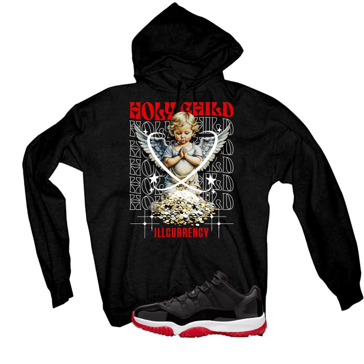 Air Jordan 11 Low Bred Black T-Shirt (Holy Child)| illcurrency