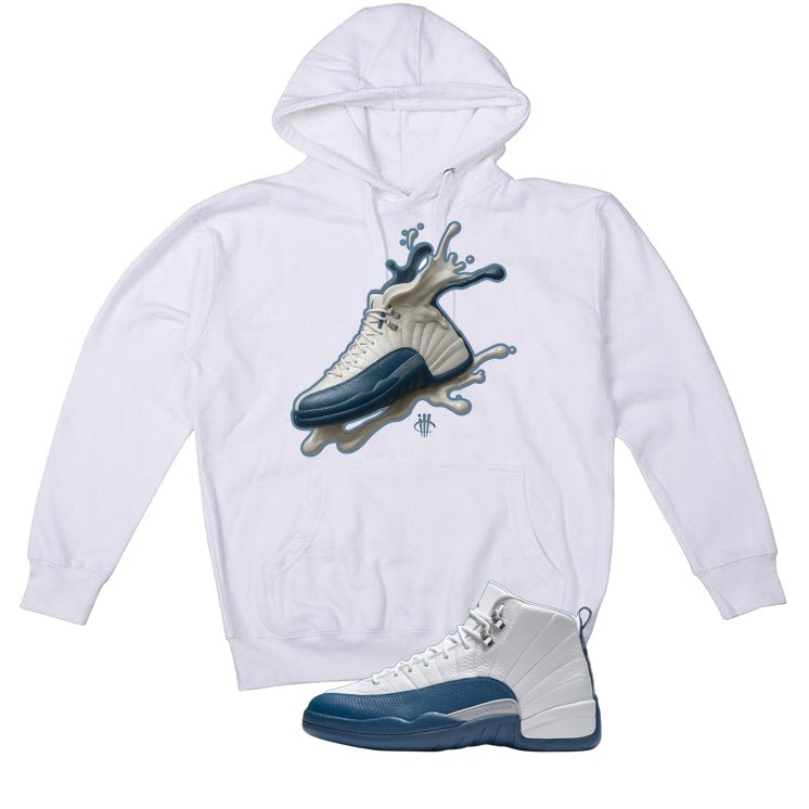 Air Jordan 12 French Blue White T-Shirt (Splash Shoe)| illcurrency