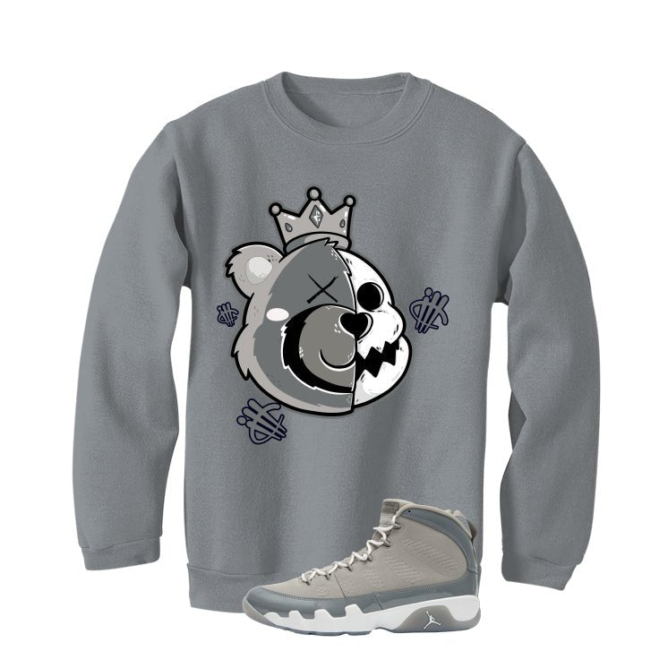 Air Jordan 9 Cool Grey Grey T-Shirt (HALF KING BEAR)| illcurrency