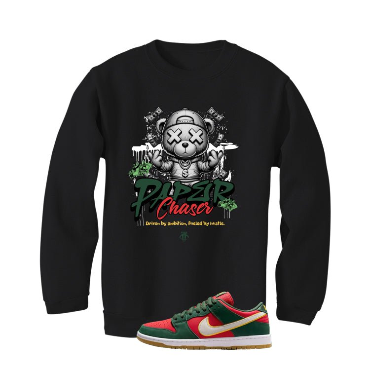Nike SB Dunk Low PRM Seattle Supersonics Black T-Shirt (Paper Chaser)| illcurrency