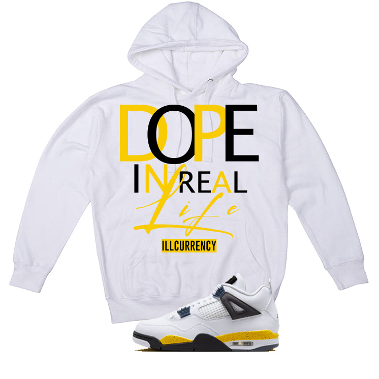 Air Jordan 4 Tour Yellow Matching T-Shirt DOPE
