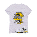 Air Jordan 4 Tour Yellow Matching T-Shirt White T-Shirt (Blinded)| illcurrency