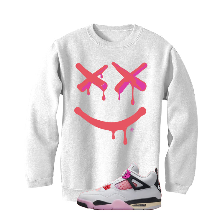 Air Jordan 4 Comic Matching T-Shirt White T-Shirt (Happy Drip)| illcurrency