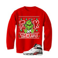 Air Jordan 8 Bugs Bunny Matching T-Shirt, Sweatshirts & Hoodies Red T-Shirt (Fck Them Kidz)