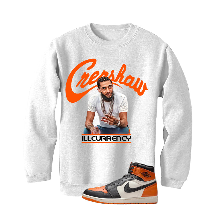 Air Jordan 1 High OG Shattered Backboard White T-Shirt (Crenshaw)| illcurrency