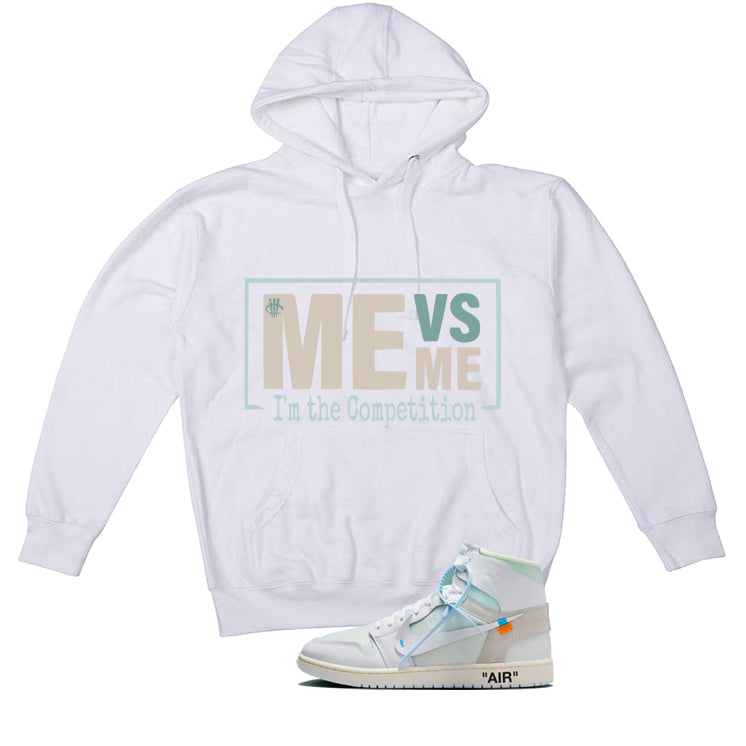 Off-White x Air Jordan 1 High OG Alaska Matching T-Shirt, Sweatshirts & Hoodies White T-Shirt (Me Vs Me)| illcurrency