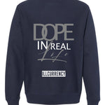 Air Jordan 5 “Georgetown” | illcurrency Navy Blue T-Shirt (DOPE)
