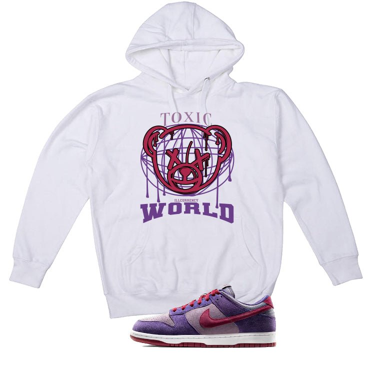 Nike Dunk Low “Plum” | illcurrency White T-Shirt (Toxic World)