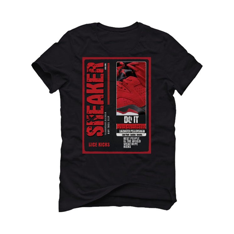 Air Jordan 6 “Toro Bravo” Black T-Shirt (SNEAKER COLLECTOR)