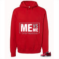 Air Jordan 4 Toro Bravo Matching T-Shirt, Sweatshirts, & Hoodies Red T-Shirt (Me Vs Me)