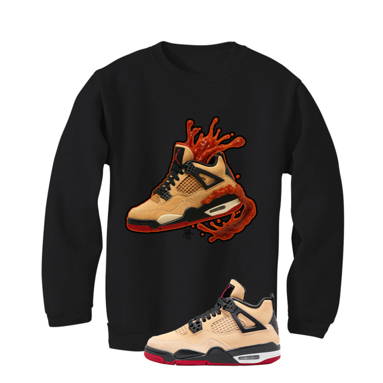 Air Jordan 4 Pizza (GS) Black T-Shirt (Splash Shoe)| illcurrency
