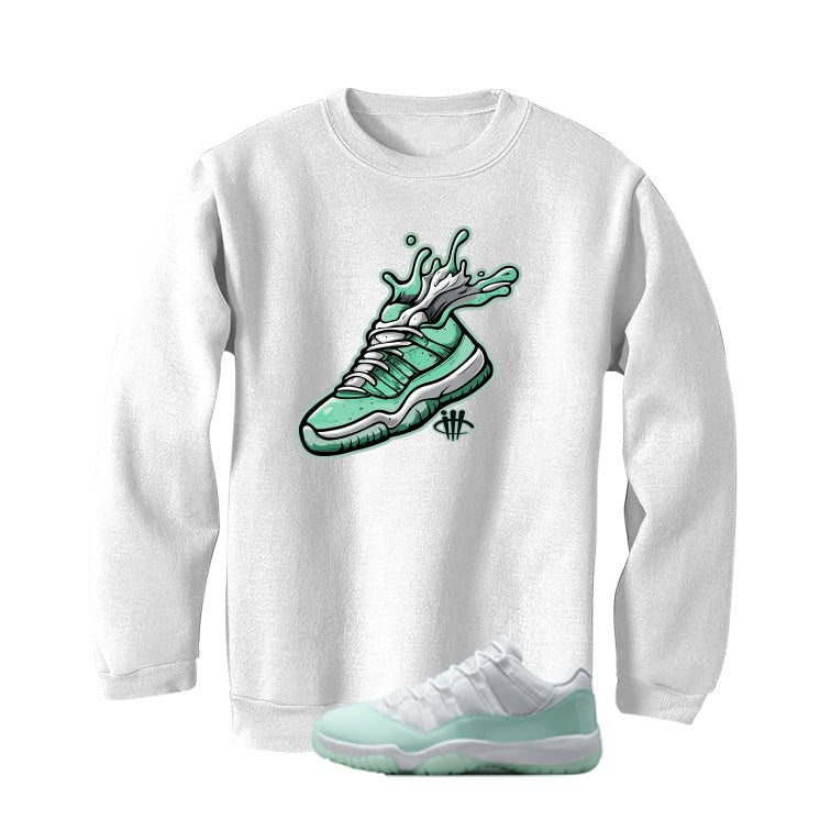 Air Jordan 11 Low WMNS Igloo White T-Shirt (Splash Shoe)| illcurrency