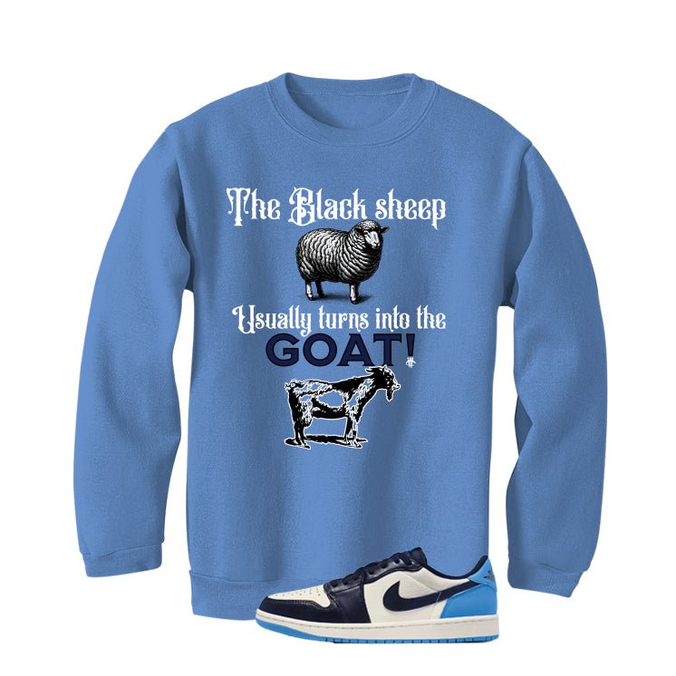 Nike Air Jordan 1 Low OG Obsidian Carolina Blue T-Shirt (the black sheep usually turns into the GOAT!)| illcurrency