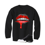Nike Air Zoom Flight ’98 The Glove Matching T-Shirt Black T-Shirt (Lips)| illcurrency