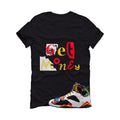 Air Jordan 7 Miro Matching T-Shirt Black T-Shirt (Get Money)| illcurrency