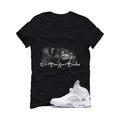 Air Jordan 5 OG White Metallic Matching T-Shirt, Sweatshirts & Hoodies Black T-Shirt (We See You Snakes)| illcurrency