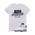 Air Jordan 6 Reverse Oreo White T-Shirt (keep Going)| illcurrency