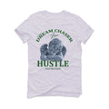 Nike Dunk Low Satin Green - White T-Shirt (Dream Chaser Angel)