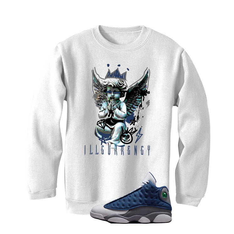 Air Jordan 13 Flint White T-Shirt (Graffiti Angel)| illcurrency