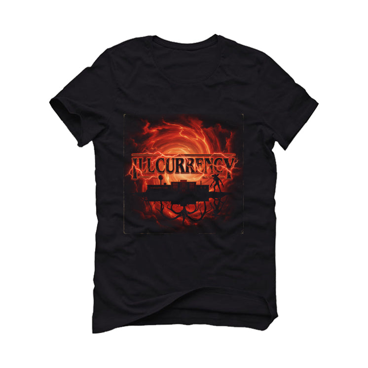 Stranger Things x Nike Air Foamposite One Matching T-Shirt, Sweatshirts & Hoodies Black T-Shirt (Hawkins)| illcurrency