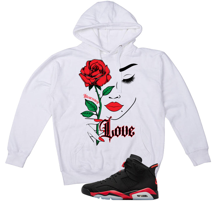 Air Jordan 6 Reverse Infrared Matching T-Shirt, Sweatshirts & Hoodies White T-Shirt (Love)| illcurrency