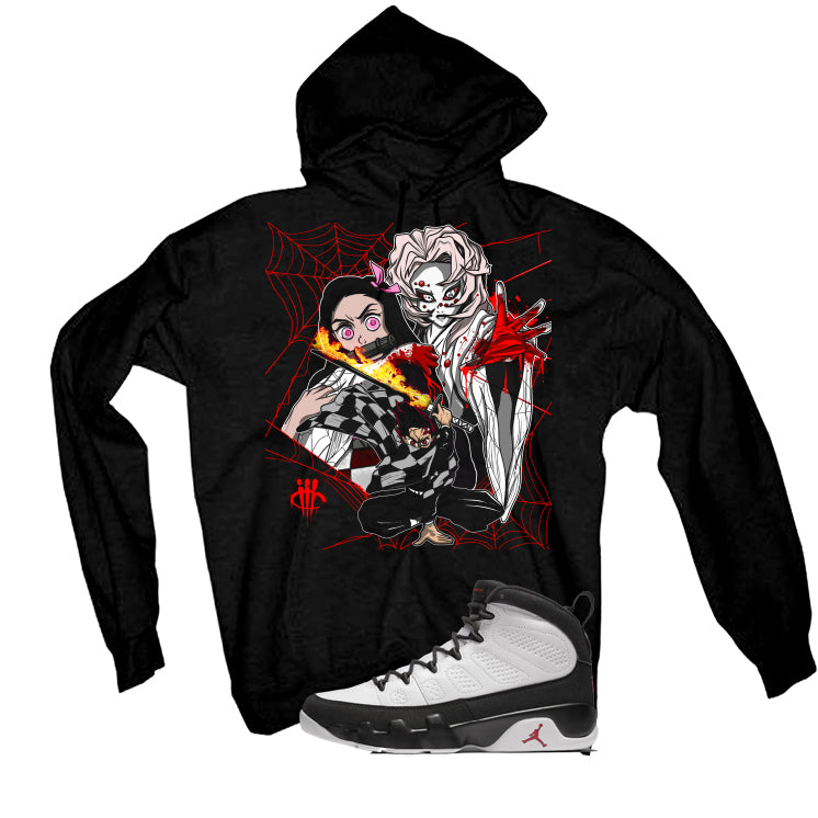Air Jordan 9 OG Space Jam Matching T-Shirt Black T-Shirt (Demon Slayer)| illcurrency