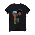 Air Jordan 1 "UNC Toe" | illcurrency Black T-Shirt (BOO)