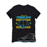 Air Jordan 11 Gamma Blue Matching T-Shirt, Sweatshirts & Hoodies Black T-Shirt (Forever Alone)| illcurrency