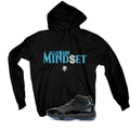 Air Jordan 11 Gamma Blue Matching T-Shirt, Sweatshirts & Hoodies Black T-Shirt (Millionaire Mindset)