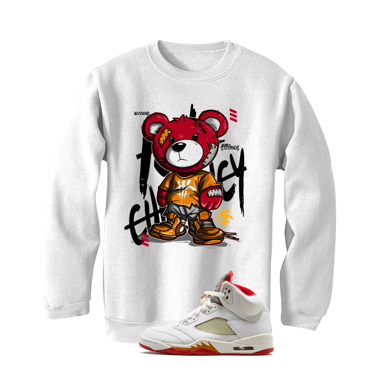 Air Jordan 5 Sunset Matching T-Shirt White T-Shirt (Stitchez)| illcurrency