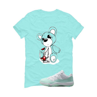 Air Jordan 11 Low WMNS Igloo Mint Green T-Shirt (Big Teddy)| illcurrency