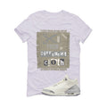 Air Jordan 3 WMNS Sail White T-Shirt (Cut from a different cloth)| illcurrency