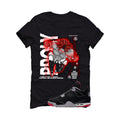 Air Jordan 4 Bred Matching T-Shirt Broly