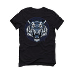 Air Jordan 5 “Georgetown” | illcurrency Black T-Shirt (ANGRY TIGER)