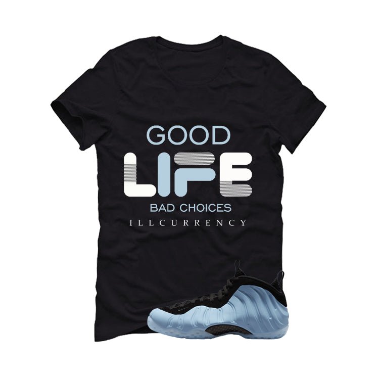 Nike Air Foamposite One Psychic Blue Black T-Shirt (Bad Choices)| illcurrency