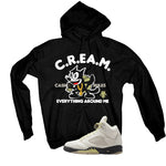 Air Jordan 5 WMNS Luminous Green Black T-Shirt (Cream)| illcurrency