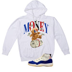 Air Jordan 11 Rare Air Matching T-Shirt, Sweatshirts & Hoodies White T-Shirt (Money Bear)| illcurrency