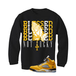 Air Jordan 5 Tokyo Matching T-Shirt, Sweatshirts & Hoodies Black T-Shirt (Blessed not lucky)| illcurrency