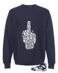 Nike Air Diamond Turf Cowboys Matching T-Shirt, Sweatshirts & Hoodies Navy Blue T-Shirt (Middle Finger)