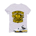 Air Jordan 4 Tour Yellow Matching T-Shirt The Love is fake