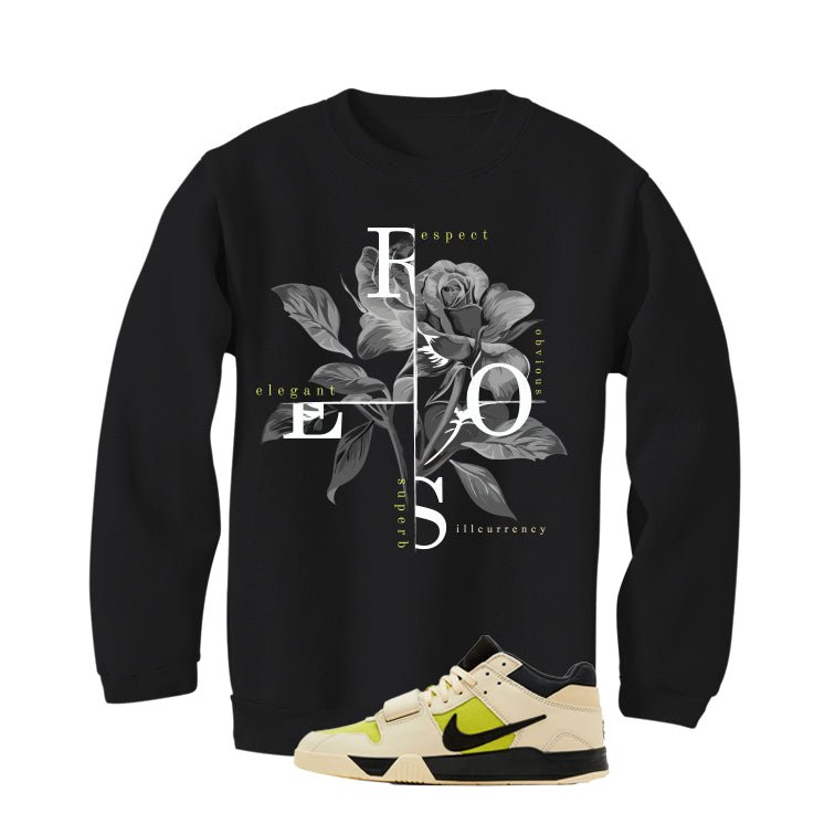 Travis Scott x Jordan Jumpman Jack Bright Cactus Black T-Shirt (Roses)| illcurrency