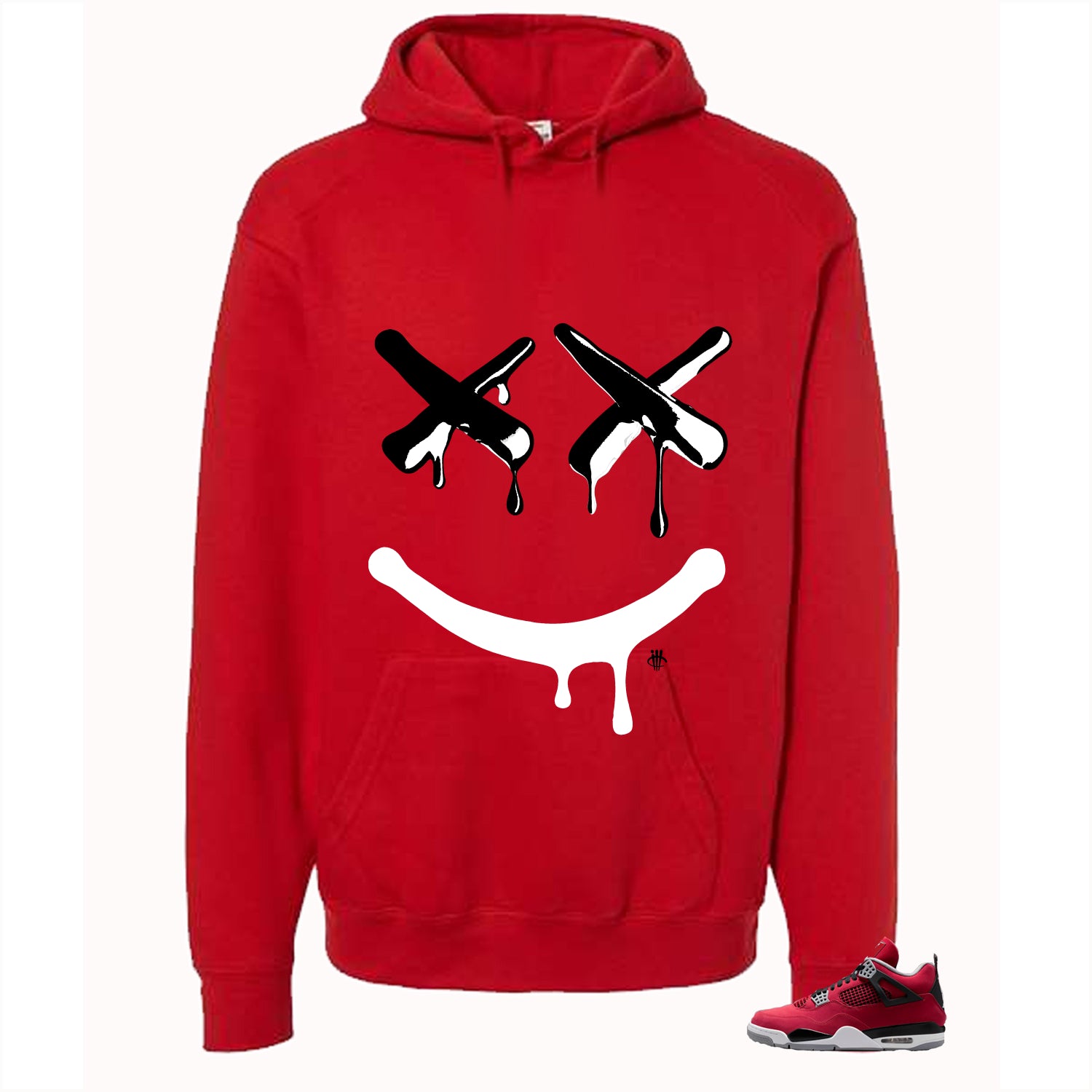 Air Jordan 4 Toro Bravo Matching T-Shirt, Sweatshirts, & Hoodies Red T-Shirt (Happy Drip)| illcurrency