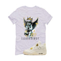 Air Jordan 4 WMNS “Metallic Gold” | illcurrency White T-Shirt (Graffiti Angel)