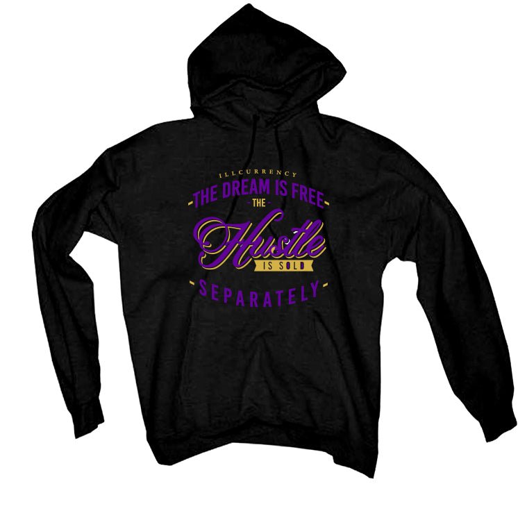 Air Jordan 12 Field Purple - Black T-Shirt (The dream is free)